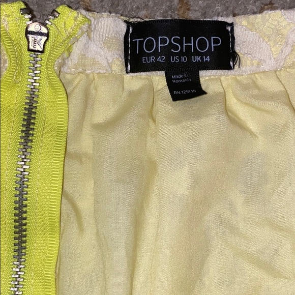 Top shop lace overlay flare skirt - Picture 3 of 8